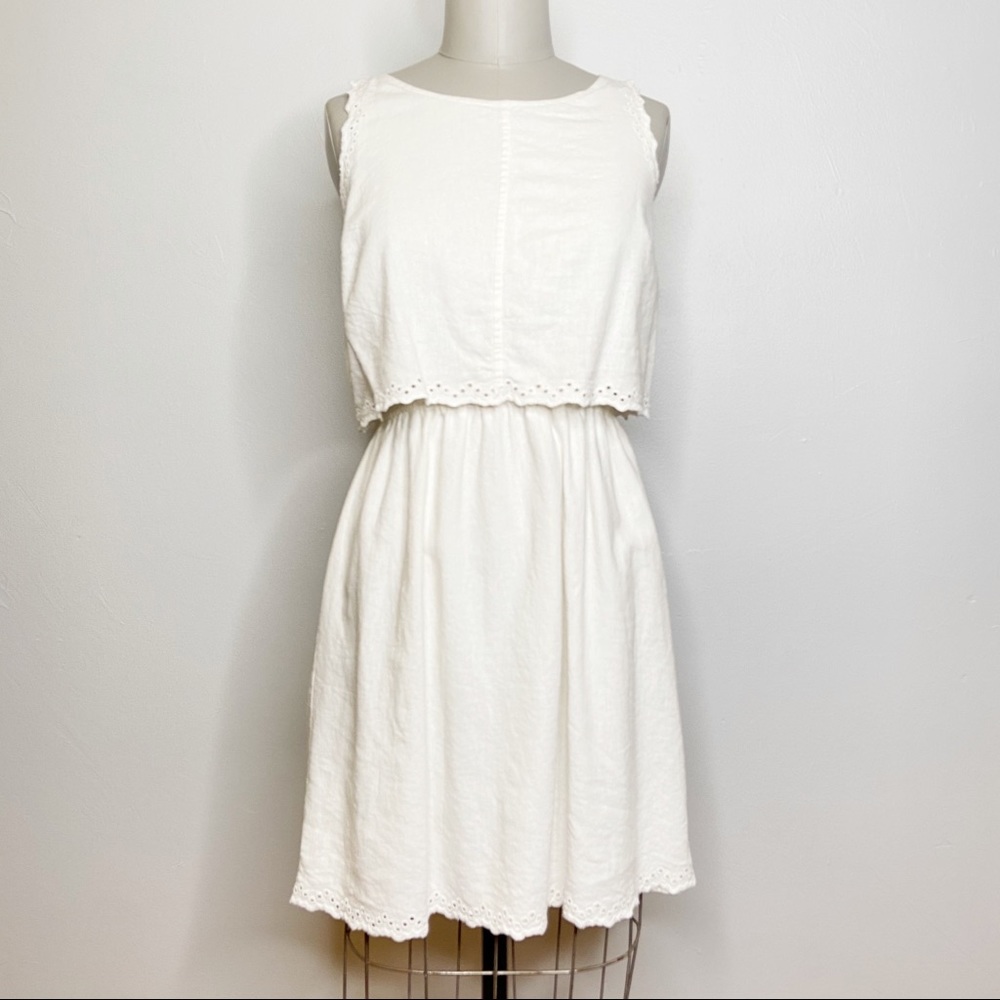 Ann Taylor Summer Linen Dress